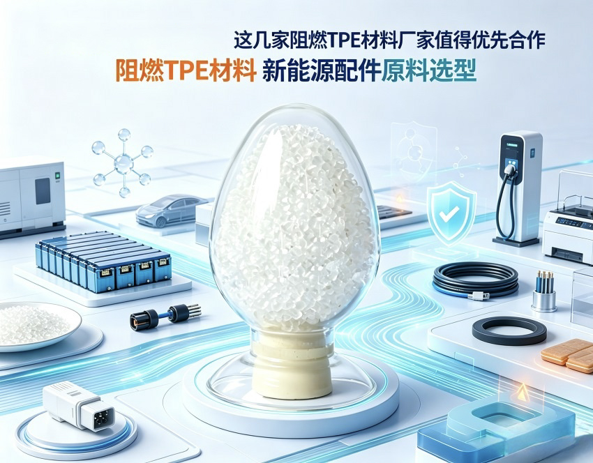 新能源配件料选型，这几家阻燃TPE材料厂家值得优先合作